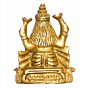 Brass Laxmi Sitting Idol KBH01509