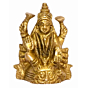 Brass Laxmi Sitting Idol KBH01509