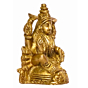 Brass Laxmi Sitting Idol KBH01509