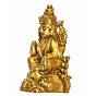 Brass Laxmi Sitting Idol KBH01509