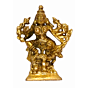 Brass Mahishasura Mardini , Goddess Durga Idol KBH01513