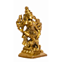 Brass Mahishasura Mardini , Goddess Durga Idol KBH01513