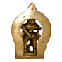 Brass Hanuman Standing Small Kaman Idol KBH01516