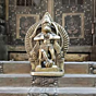 Brass Hanuman Standing Small Kaman Idol KBH01516