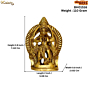 Brass Hanuman Standing Small Kaman Idol KBH01516