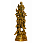 Brass Krishna Standing Mid Idol KBH01521