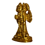 Brass Panchmukhi Hanuman Small Idol KBH01530