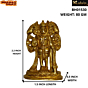Brass Panchmukhi Hanuman Small Idol KBH01530
