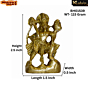Brass Hanuman Small Idol KBH01539