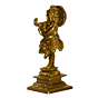 Brass Krishna Dancing Standing Mid Idol KBH01540