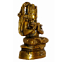 Brass Krishna Sitting Mid Idol KBH01546