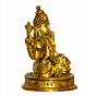 Brass Laxmi Sitting Mid Idol KBH01547
