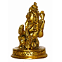 Brass Laxmi Sitting Mid Idol KBH01547