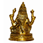 Brass Laxmi Sitting Mid Idol KBH01547