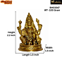 Brass Laxmi Sitting Mid Idol KBH01547