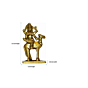 Brass Dasha Maa Mid Idol KBH01548