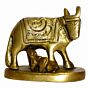 Brass Cow with Vachedu Small Idol KBH01578