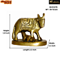 Brass Cow with Vachedu Small Idol KBH01578