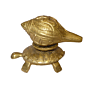 Brass Tortoise with Sankh Mid Idol KBH01621