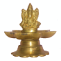 Brass Ganesha Divi Small KBH01672