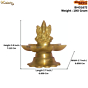 Brass Ganesha Divi Small KBH01672