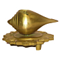 Brass Shankh Shape Divi Mid KBH01686