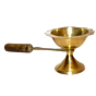 Brass Kapoor Divi with Handle Big KBH01689