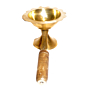 Brass Kapoor Divi with Handle Big KBH01689