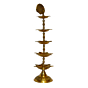 Brass Peacock Divi 5 Step Big KBH01699