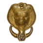 Brass Lion Face Door Knock Mid KBH01755