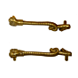 Brass Elephant Door Handle Mid KBH01778