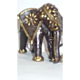 Mid-Sized Brass Elephant Figurine KBH01816