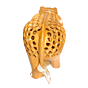 Handcrafted Wooden Elephant with Jali Work BH01861