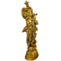 Brass Krishna Standing Big Idol KBH02252