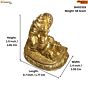 Brass Bal Ganesha Small Idol KBH02319