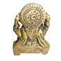 Brass Laxmi Sitting Small Idol KBH02324