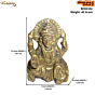 Brass Laxmi Sitting Small Idol KBH02324