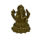 Brass Ganesha Sitting on Kamal Idol KBH02570