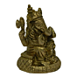 Brass Ganesha Sitting Idol KBH02572