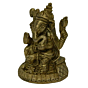 Brass Ganesha Sitting Idol KBH02572