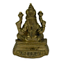 Brass Laxmi Sitting on Kamal Idol KBH02577