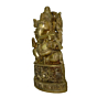 Brass Sun Chakra Ganesha Sitting Idol KBH02582