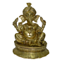 Brass Ganesha Mid Idol KBH02583