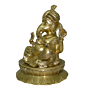 Brass Ganesha Mid Idol KBH02583
