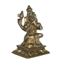 Brass Ganesha Sitting Mid Idol KBH02602