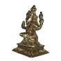 Brass Ganesha Sitting Mid Idol KBH02602