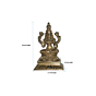 Brass Laxmi Sitting Mid Idol KBH02603