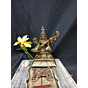 Brass Sarasvati Sitting Mid Idol KBH02604