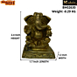 Brass Ganesha Small Idol KBH02630