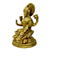 Brass Kamal Sitting Laxmi Devi Medium Idol KBH02633